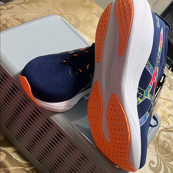 NEW ASICS Gel-Nimbus 25 Lite-Show Navy Blue Men’s Sz 10 (NWT/NWOB) 1011B619-300 - Picture 7 of 15